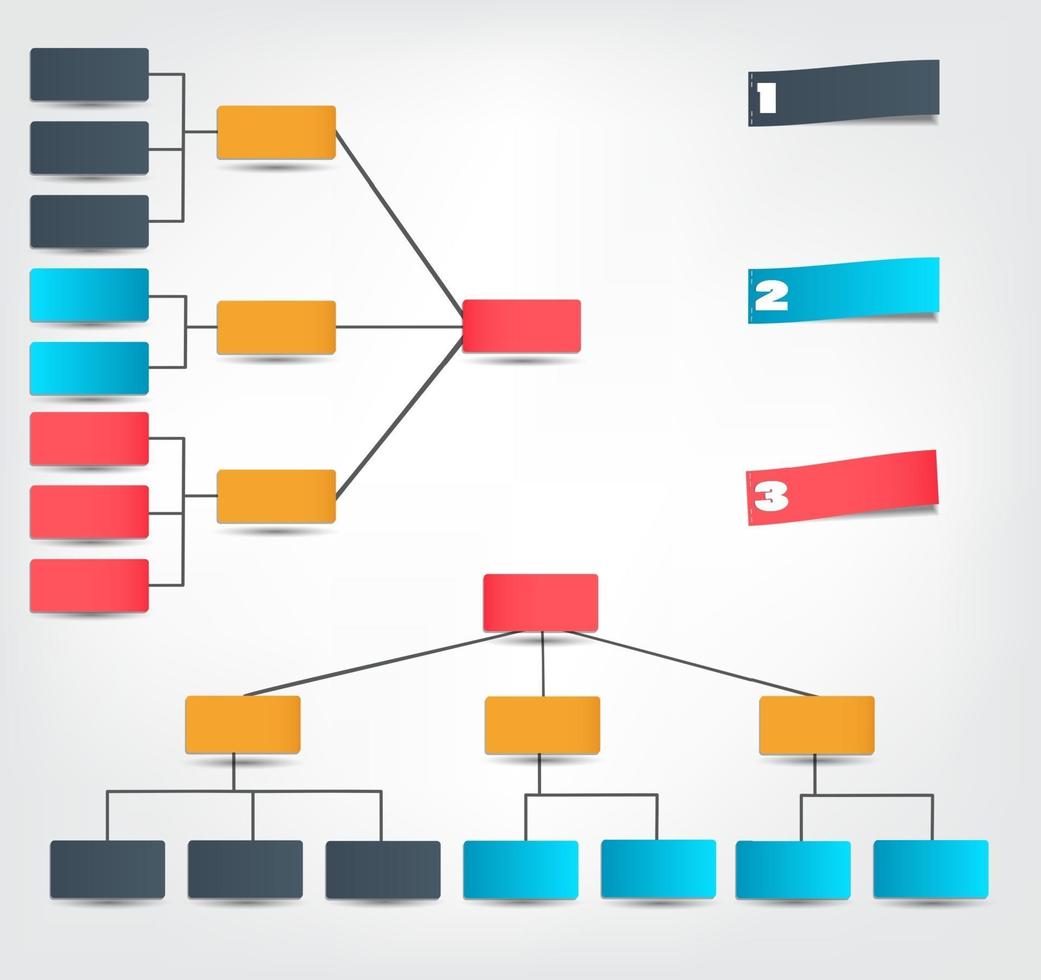 infográfico modelo ilustração vetorial de negócios vetor