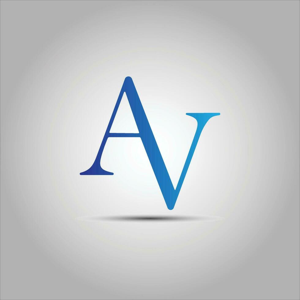 av carta criativo logotipo Projeto vetor