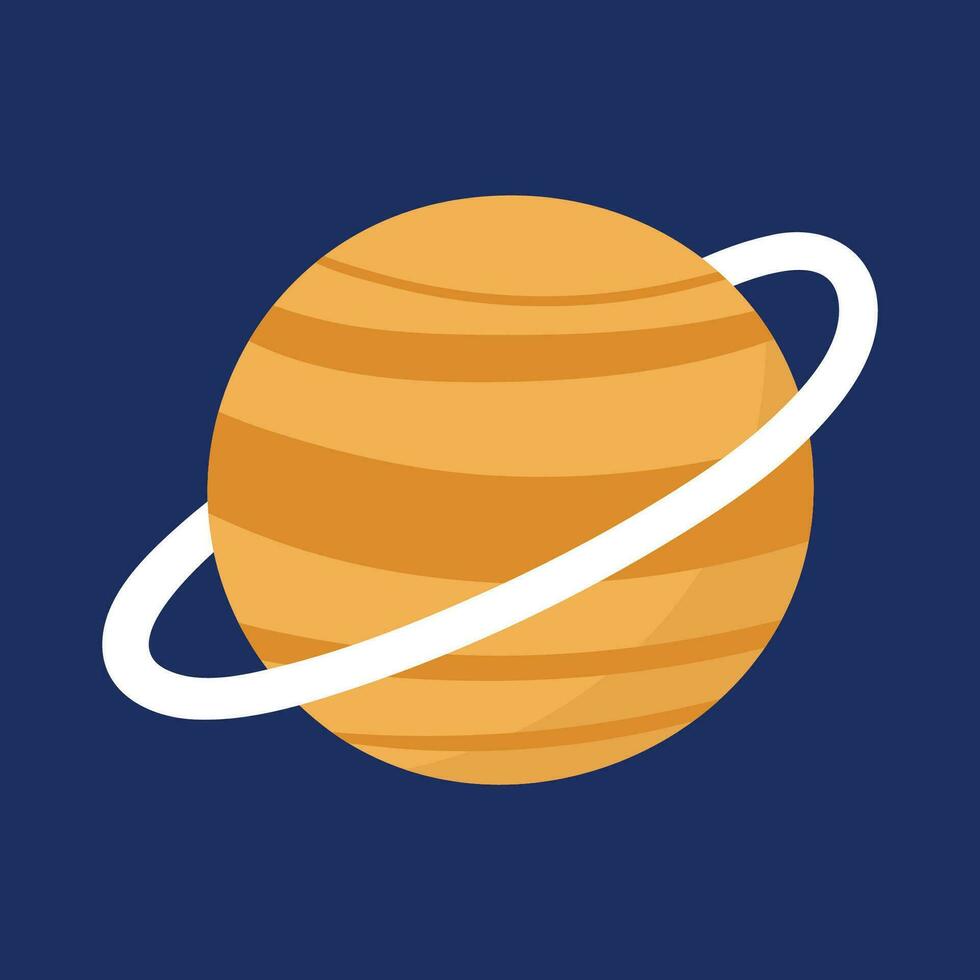 vetor estilizado planeta Saturno isolado desenho animado vetor imagem astronômico logotipo imagem meios de comunicação glifo ícone