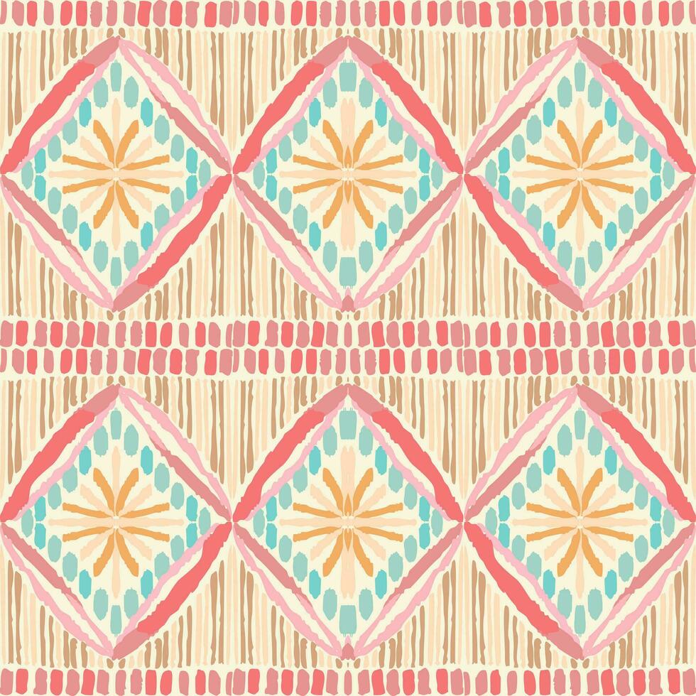 ikat floral paisley bordado em Preto background.geometric étnico oriental padronizar tradicional.asteca estilo abstrato vetor ilustração.design para textura,tecido,vestuário,embrulho,decoração,tapete.