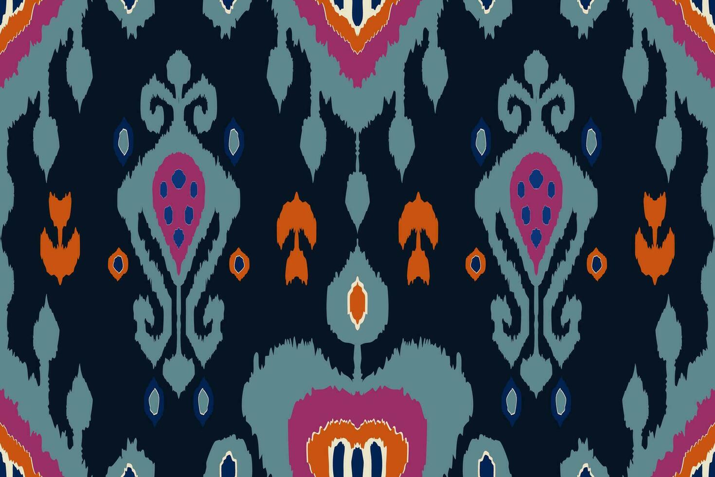 ikat tribal indiano desatado padronizar. étnico asteca tecido tapete mandala enfeite nativo boho divisa têxtil.geométrico africano americano oriental tradicional vetor ilustrações. bordado estilo.