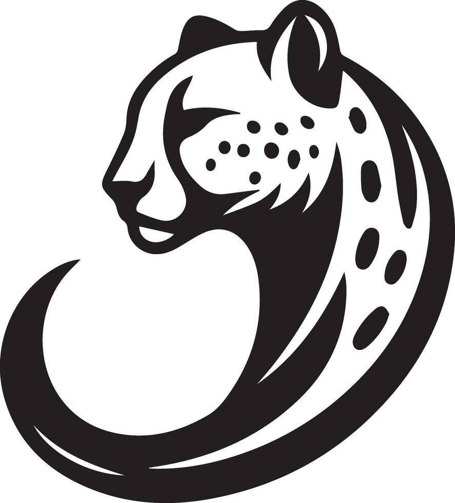 guepardo logotipo conceito vetor ilustração 2