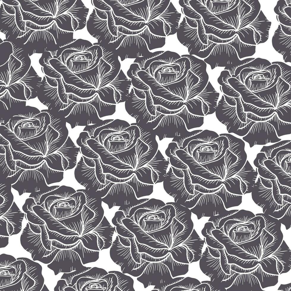 mínimo abstrato abstrato rosas flor padronizar arranjo todos sobre vetor Projeto fundos ilustração digital imagem para têxtil impressão para fábrica. rosa têxtil flor padronizar.