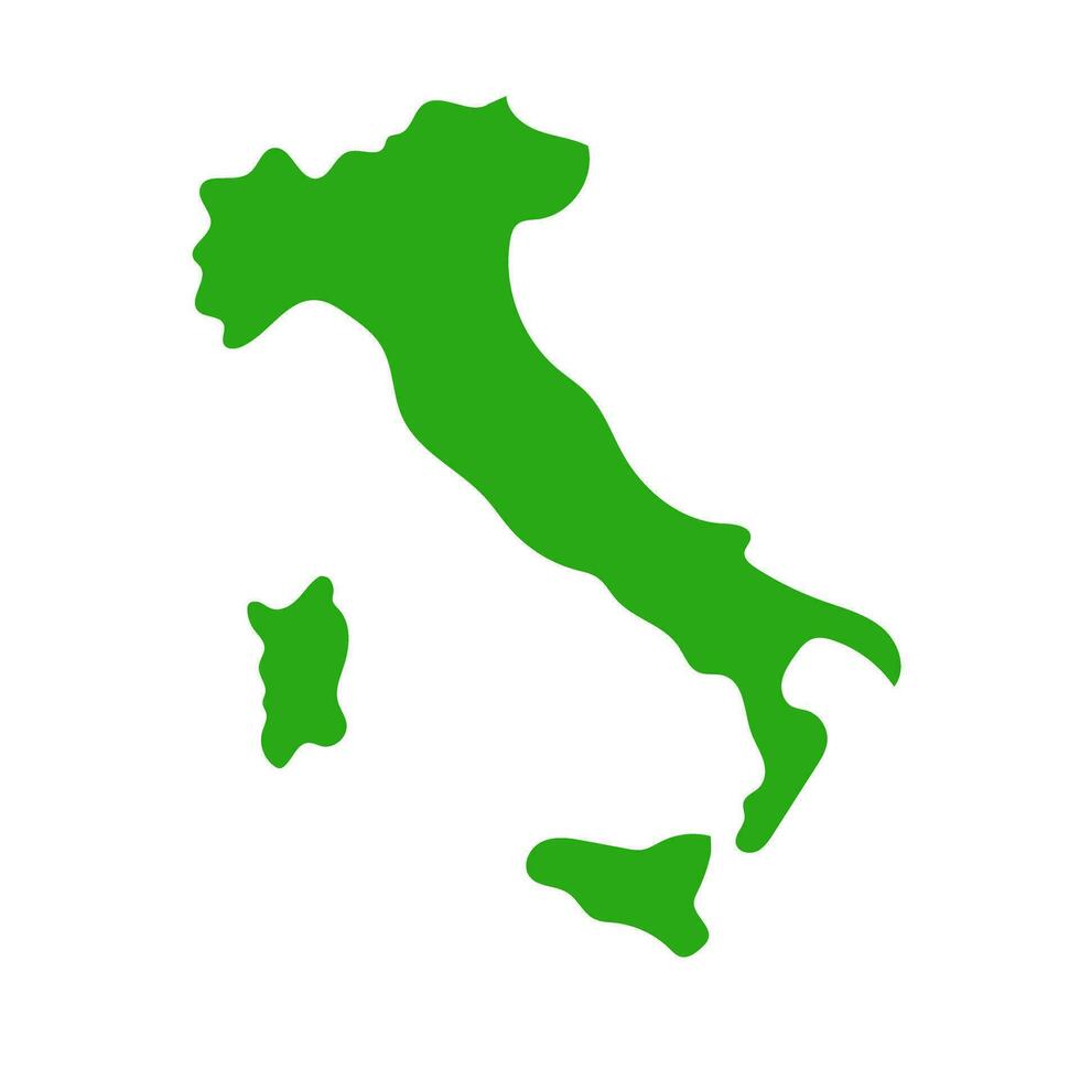 italiano mapa. italiano terra. vetor. vetor