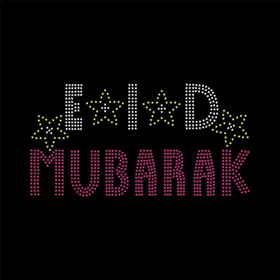 eid Mubarak 3 vetor