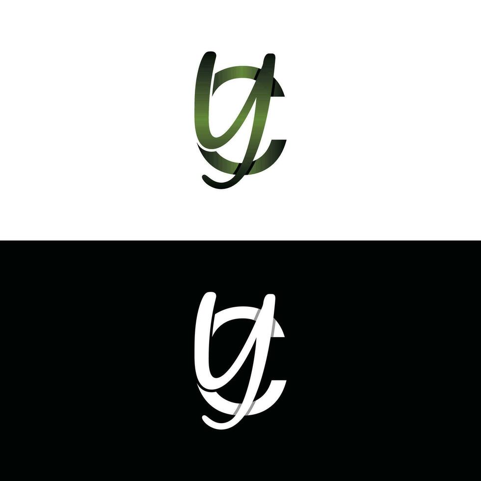 carta cy luxo moderno monograma logotipo vetor projeto, logotipo inicial vetor marca elemento gráfico ilustração Projeto modelo