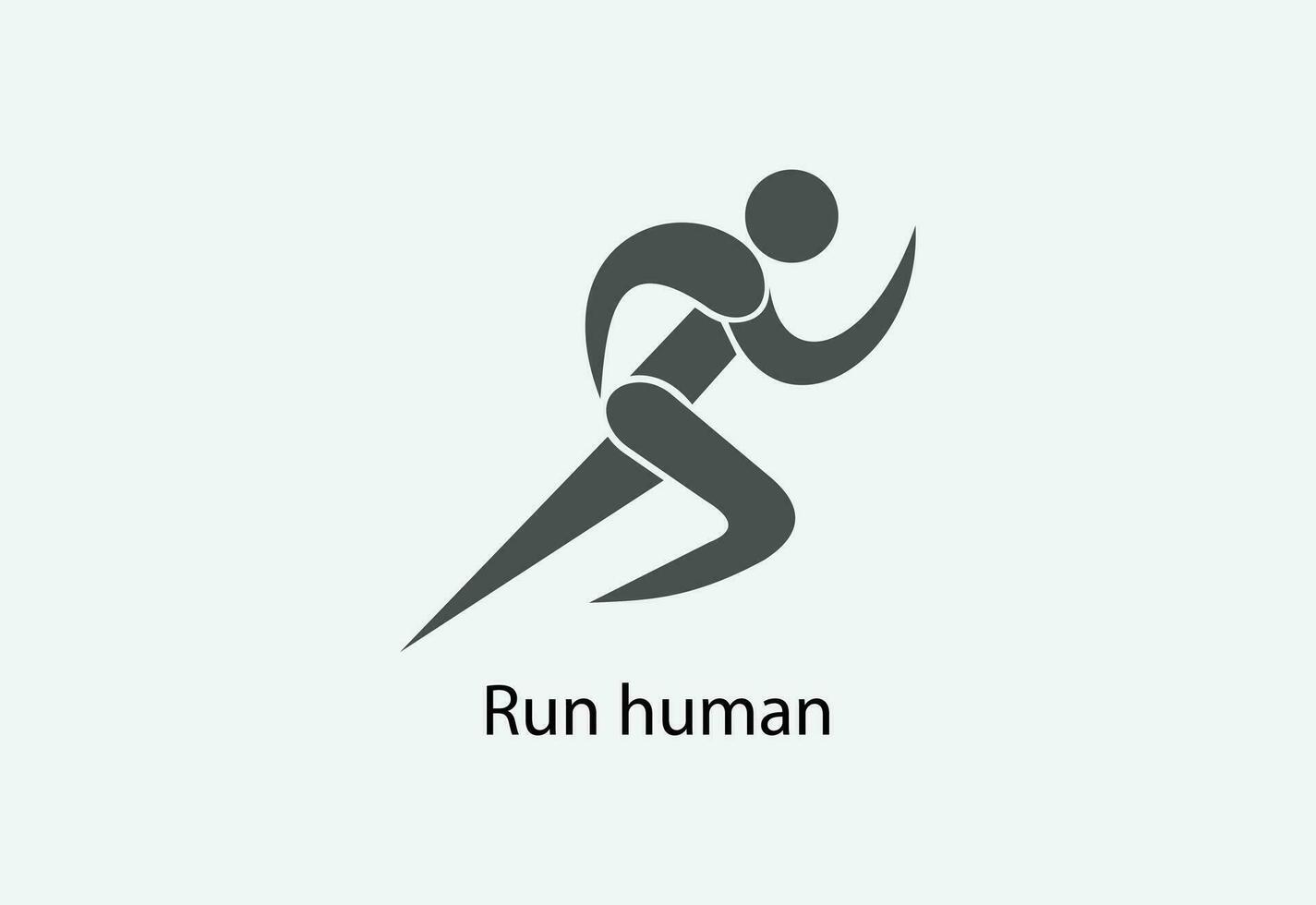 corrida homem silhueta logotipo desenhos, maratona logotipo modelo vetor