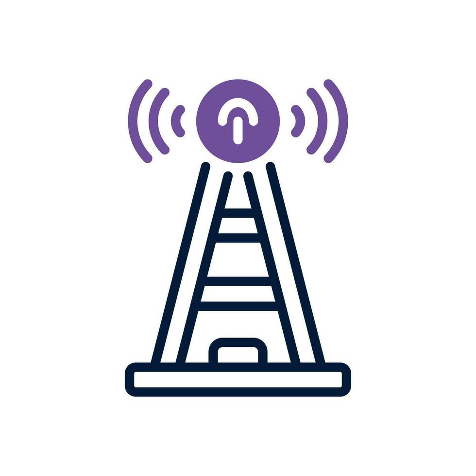 antena dual tom ícone. vetor ícone para seu local na rede Internet, móvel, apresentação, e logotipo Projeto.