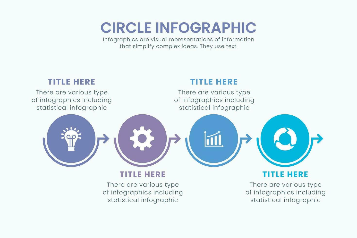 mínimo o negócio círculo infográfico Projeto modelo para ciclismo diagrama. apresentação e volta gráfico. o negócio conceito com 4 estágios. moderno plano vetor ilustração para dados visualização.