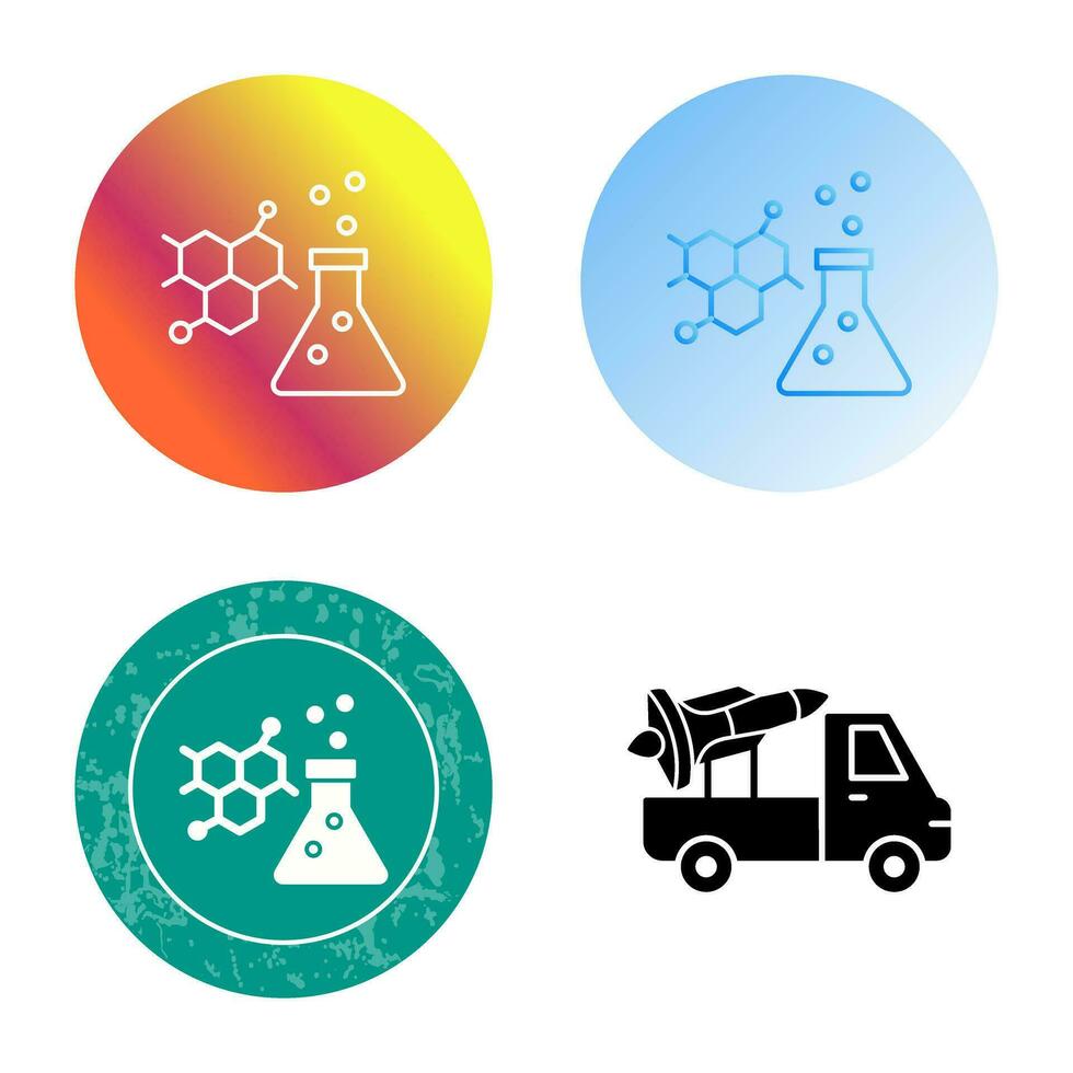 ícone de vetor de química