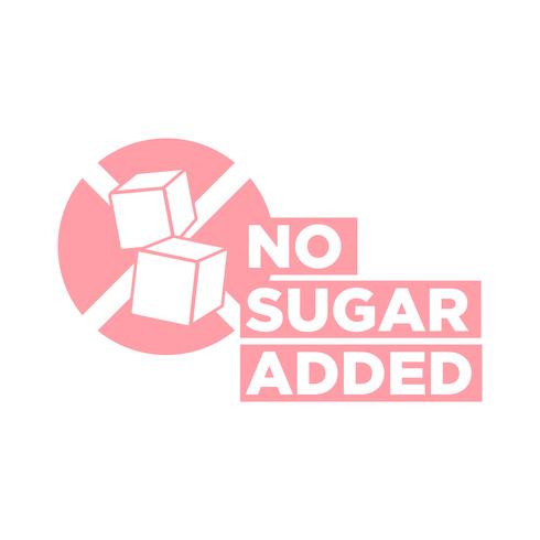 Ícone livre de açúcar. vetor