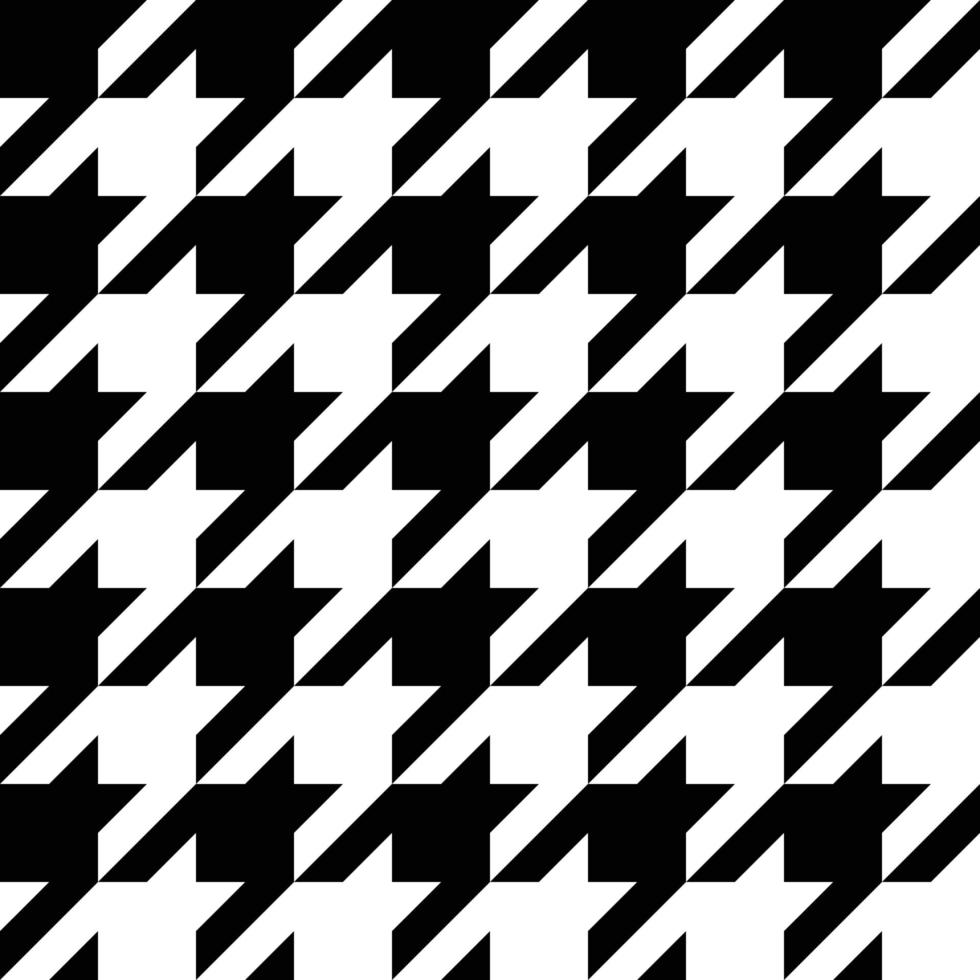 padrão sem emenda de houndstooth. modelo para o seu design vetor