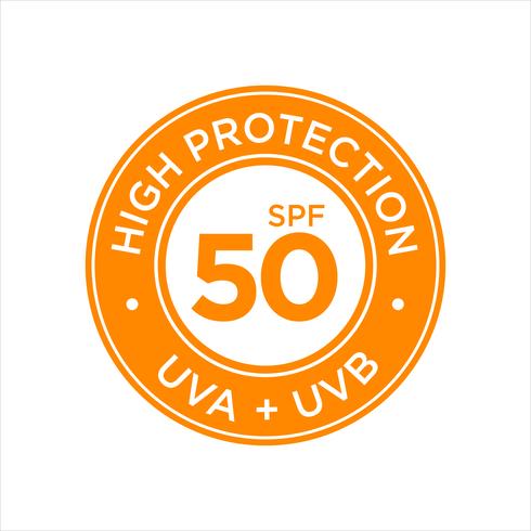 UV, proteção solar, alta FPS 50 vetor