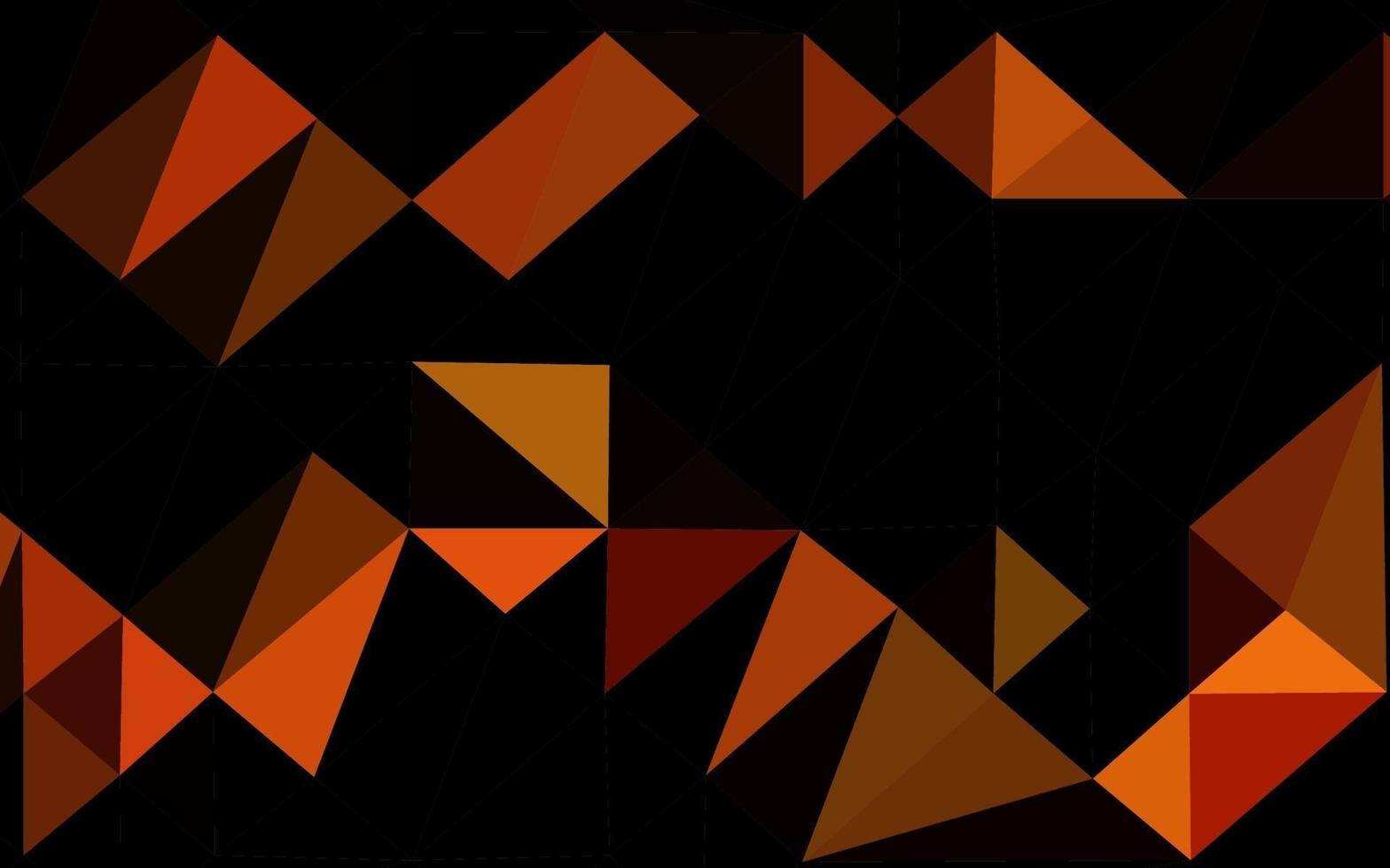 modelo de triângulo embaçado de vetor laranja claro.
