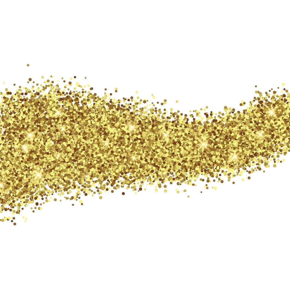 folha de ouro glitter textura isolada modelo para seu projeto vetor