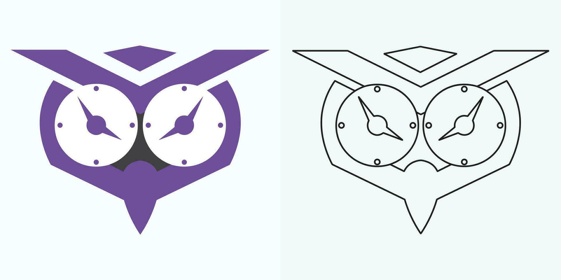 ícone de relógio em estilo simples, temporizador na cor de fundo. elemento de desenho vetorial vetor