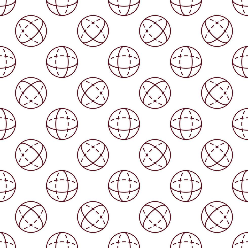 geometria vetor linha desatado padronizar - esfera conceito fundo
