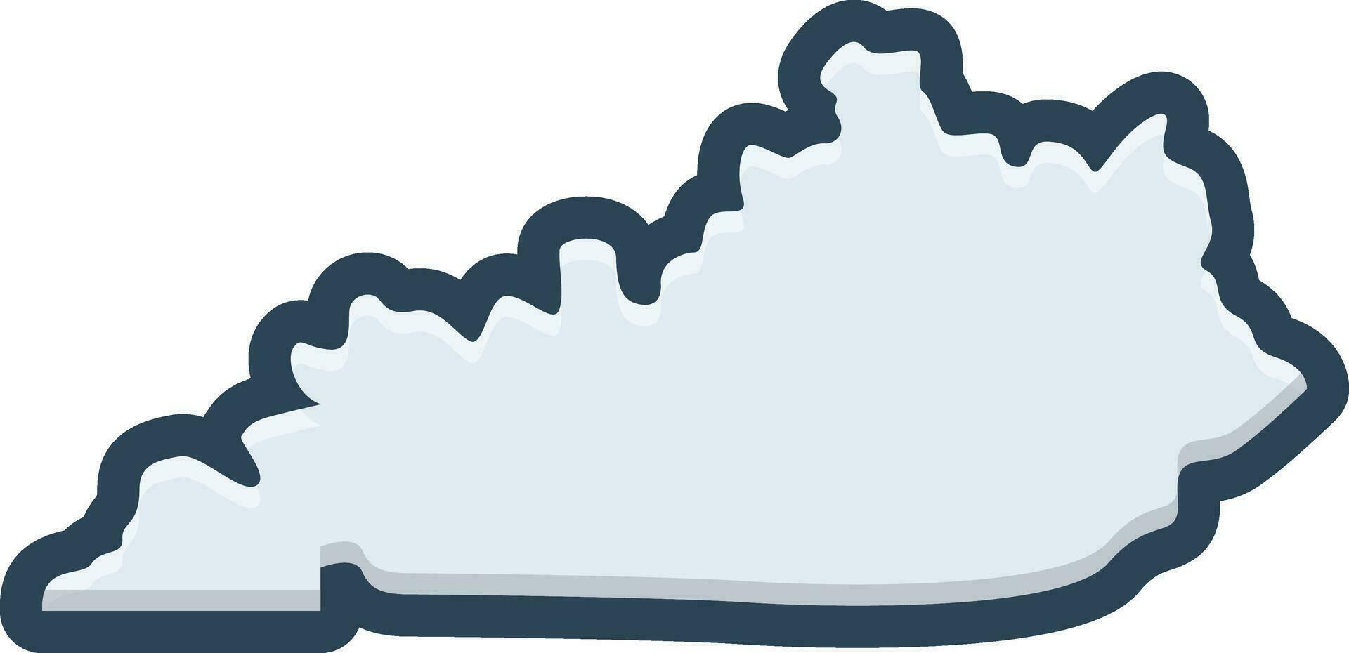 cor ícone para Kentucky vetor