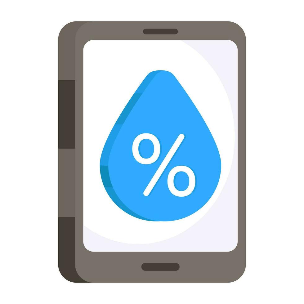 Móvel clima aplicativo ícone dentro Prêmio estilo vetor