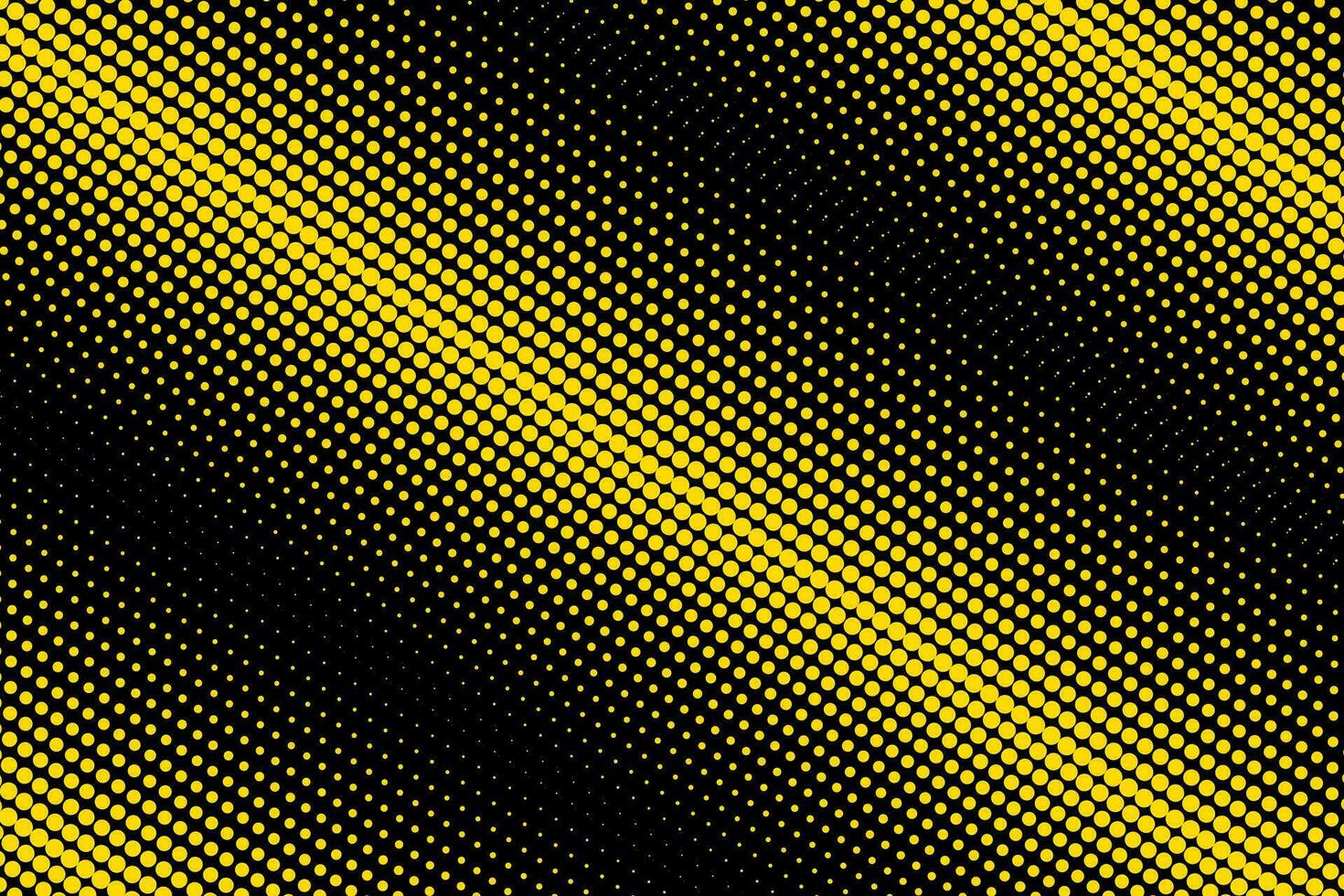 Preto e amarelo, grunge meio-tom textura, pop arte projeto, abstrato fundo. vetor ilustração