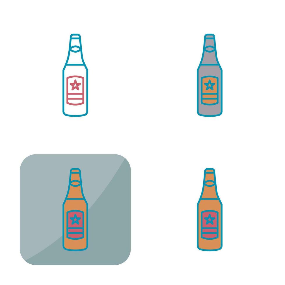 ícone de vetor de garrafa de cerveja
