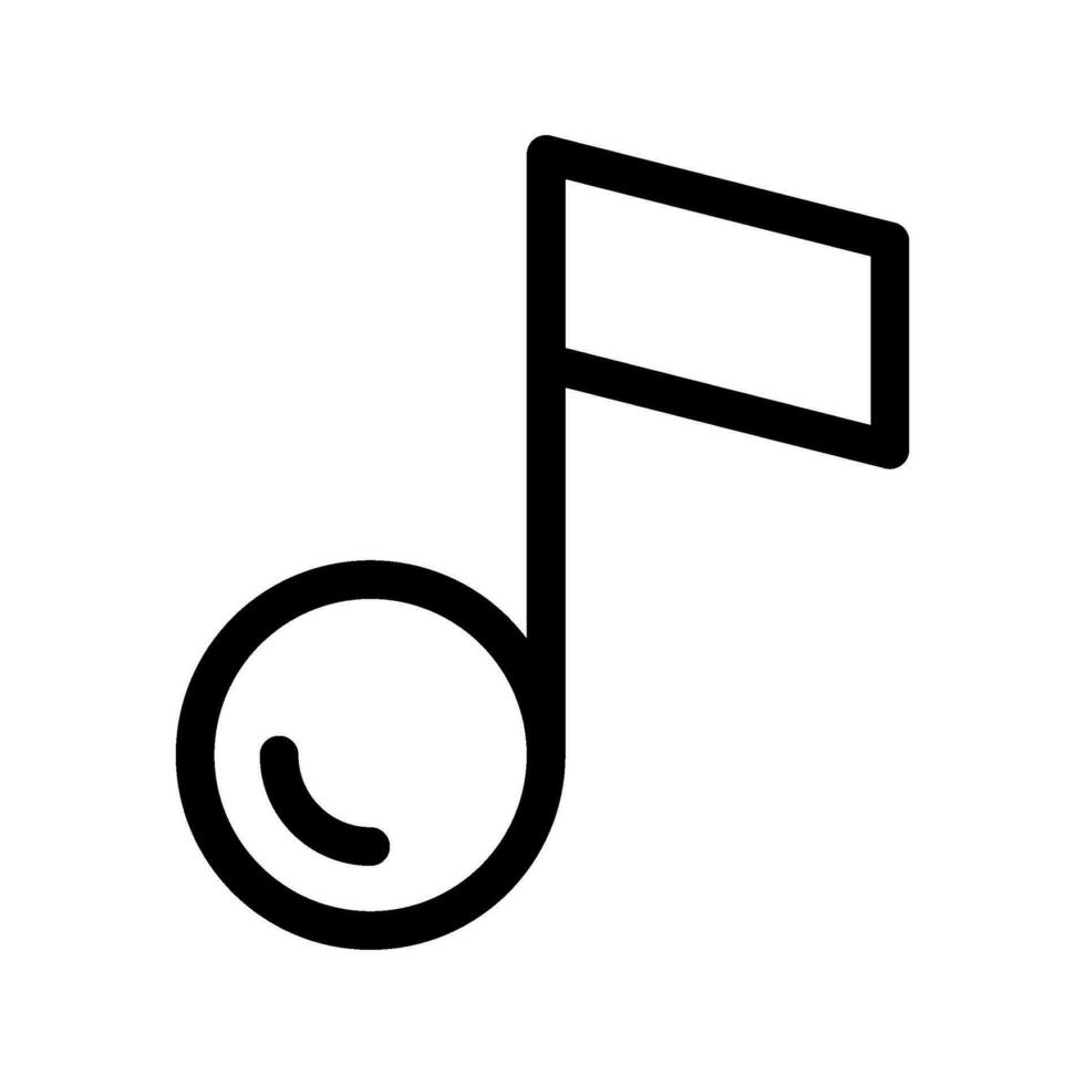 música ícone vetor símbolo Projeto ilustração