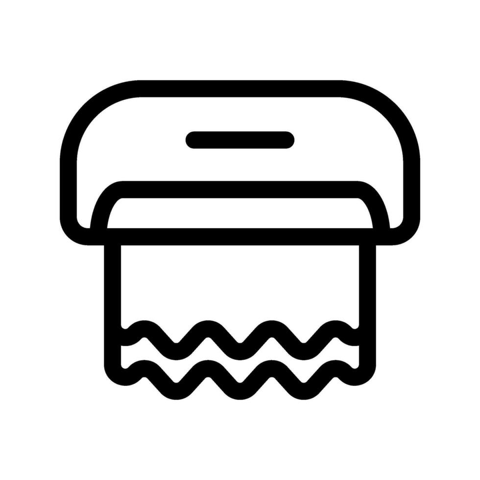 papel toalha ícone vetor símbolo Projeto ilustração