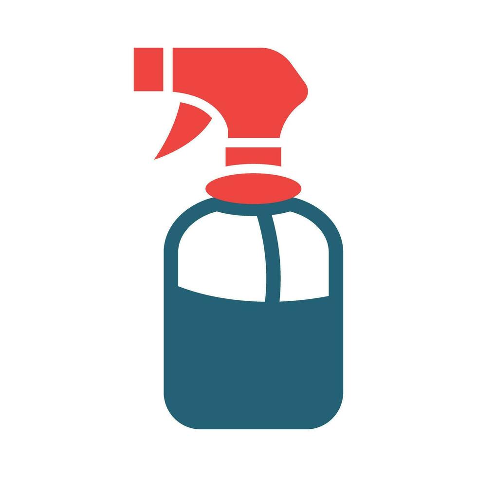 spray garrafa vetor glifo dois cor ícone para pessoal e comercial usar.