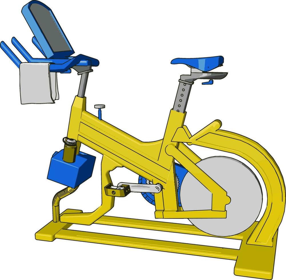 uma fiação bicicleta vetor ou cor ilustração