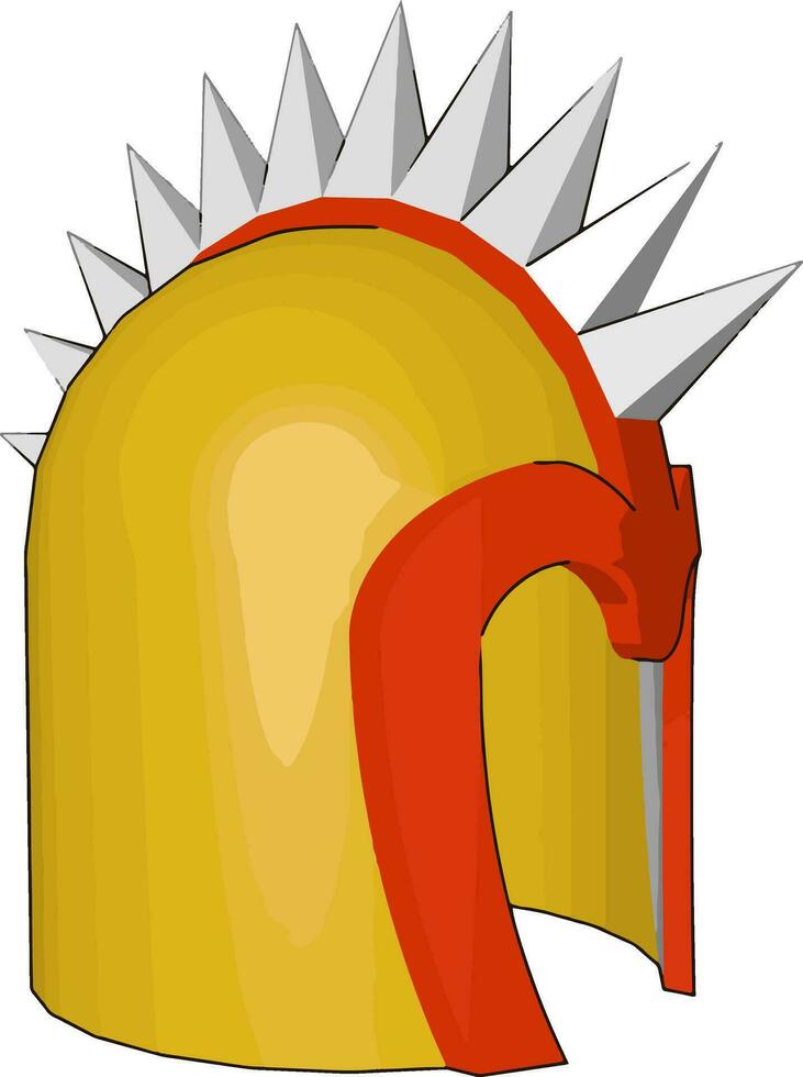 a medieval cabeça armaduras vetor ou cor ilustração
