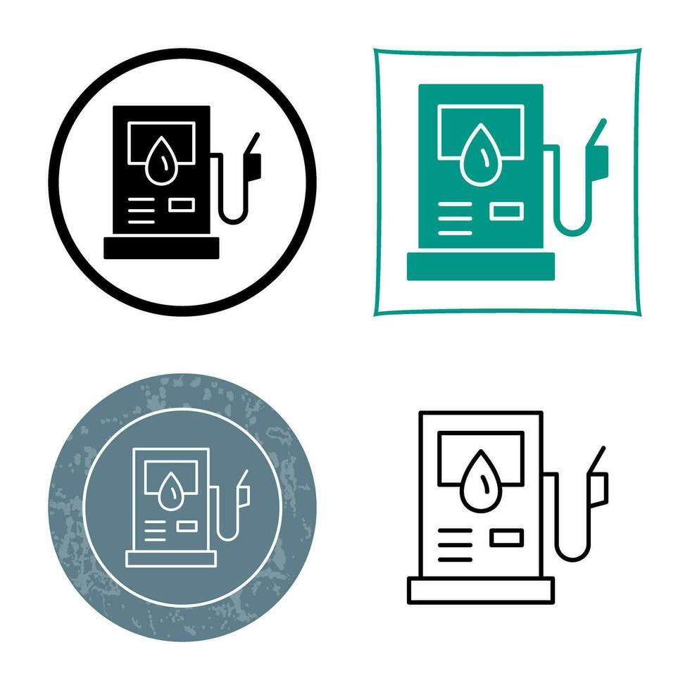 ícone de vetor de bomba de gasolina