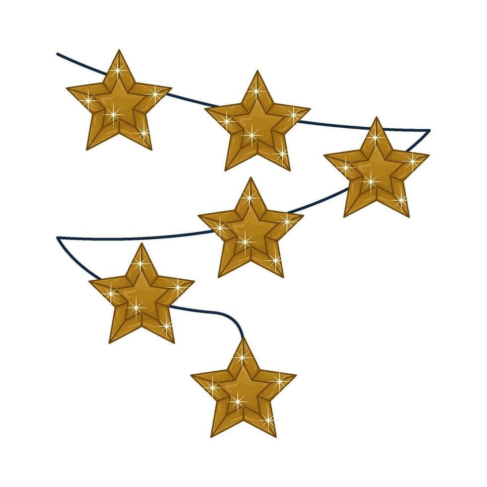 Estrela Natal luminária ilustração vetor