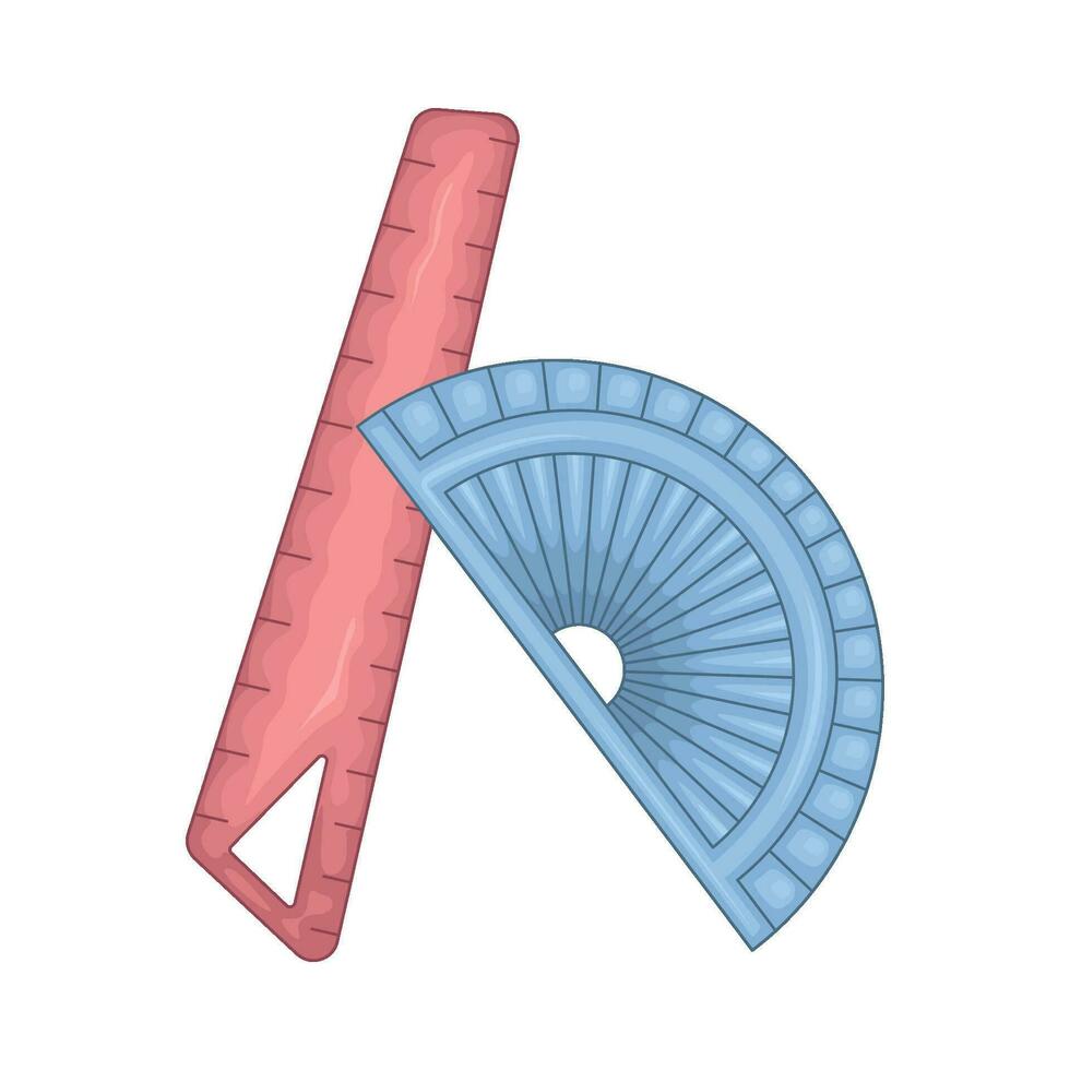 régua matemática ilustração vetor