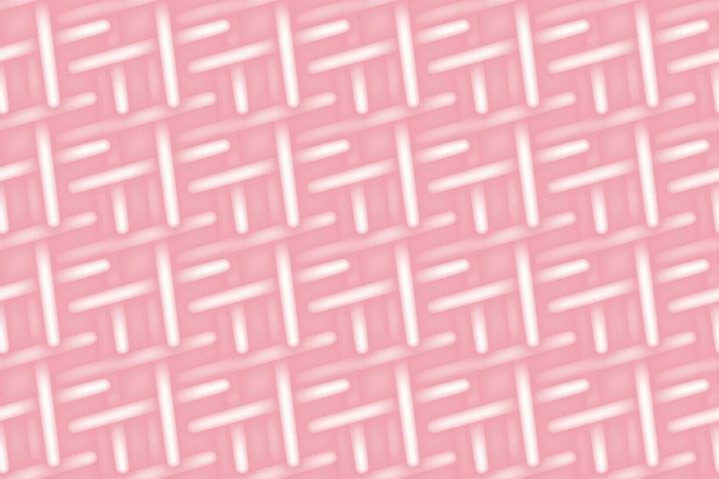 sem fim padronizar do abstrato entrelaçados luminoso elemento dentro na moda suave Rosa. tricotado néon 3d efeito vetor