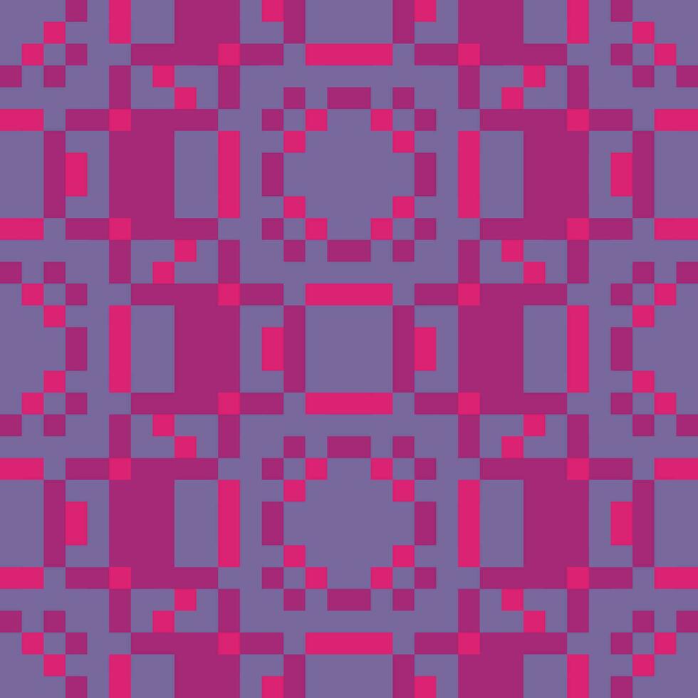 uma pixelizada roxa e Rosa fundo com quadrados vetor