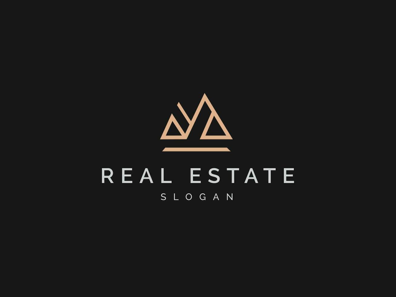 real Estado logotipo moderno mínimo impressionante na moda vetor ícone. Projeto para casa construção construção propriedade. pode estar usar para empresa, apartamento, o negócio logotipo.