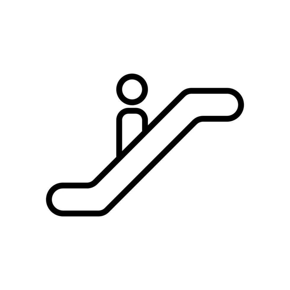 escada rolante ícone Projeto vetor modelo