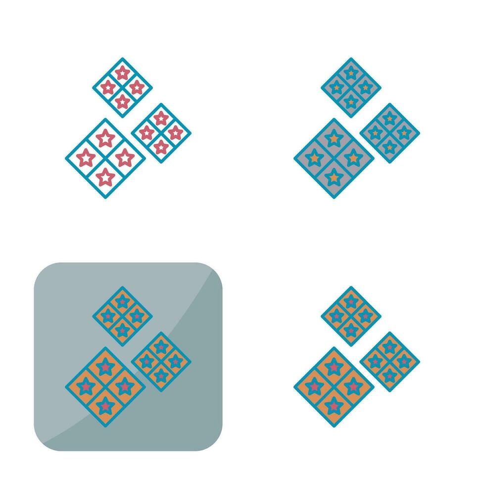ícone de vetor de azulejos