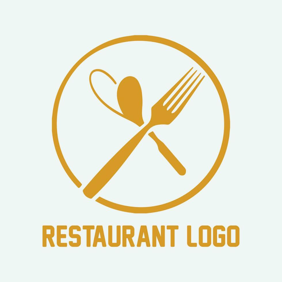 design de logotipo de alimentos vetor