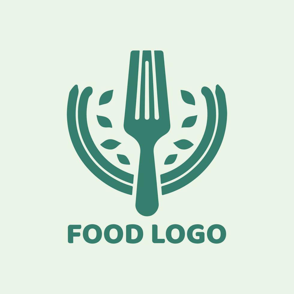 Comida logotipo Projeto vetor imagem