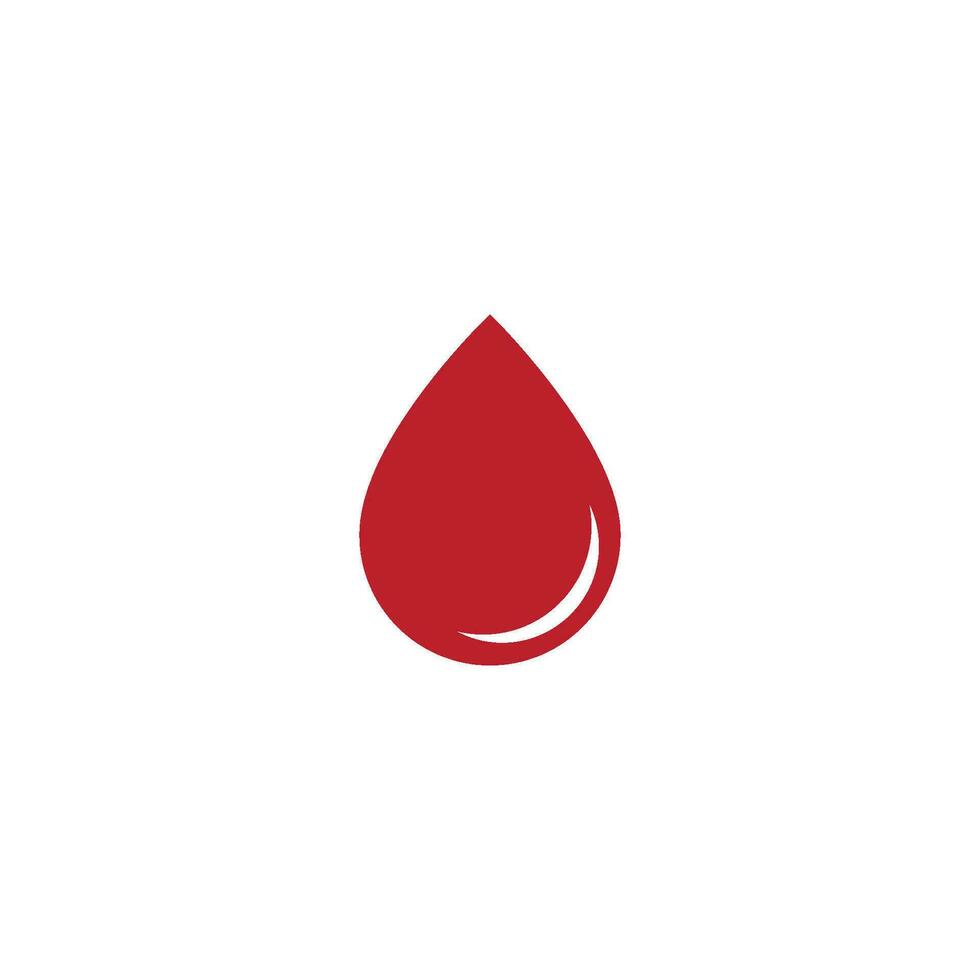 logotipo de ilustração de sangue vetor