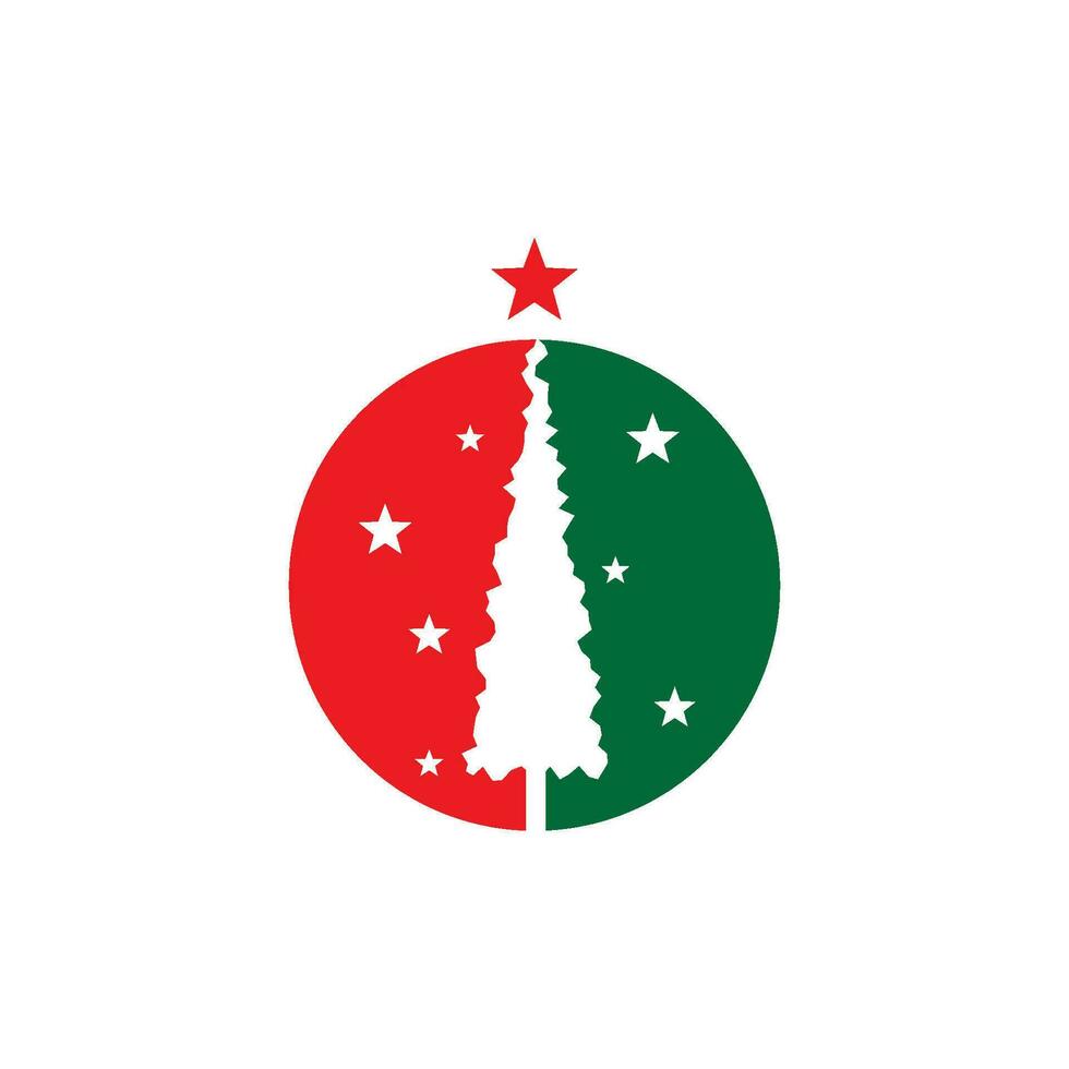 logotipo do pinheiro vetor