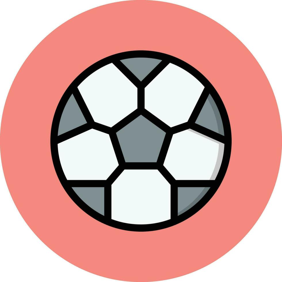 ilustração de design de ícone de vetor de futebol