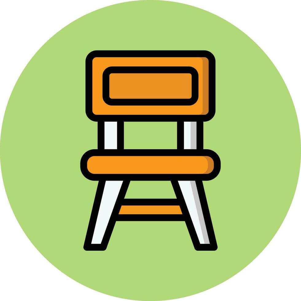 ilustração de design de ícone de vetor de cadeira