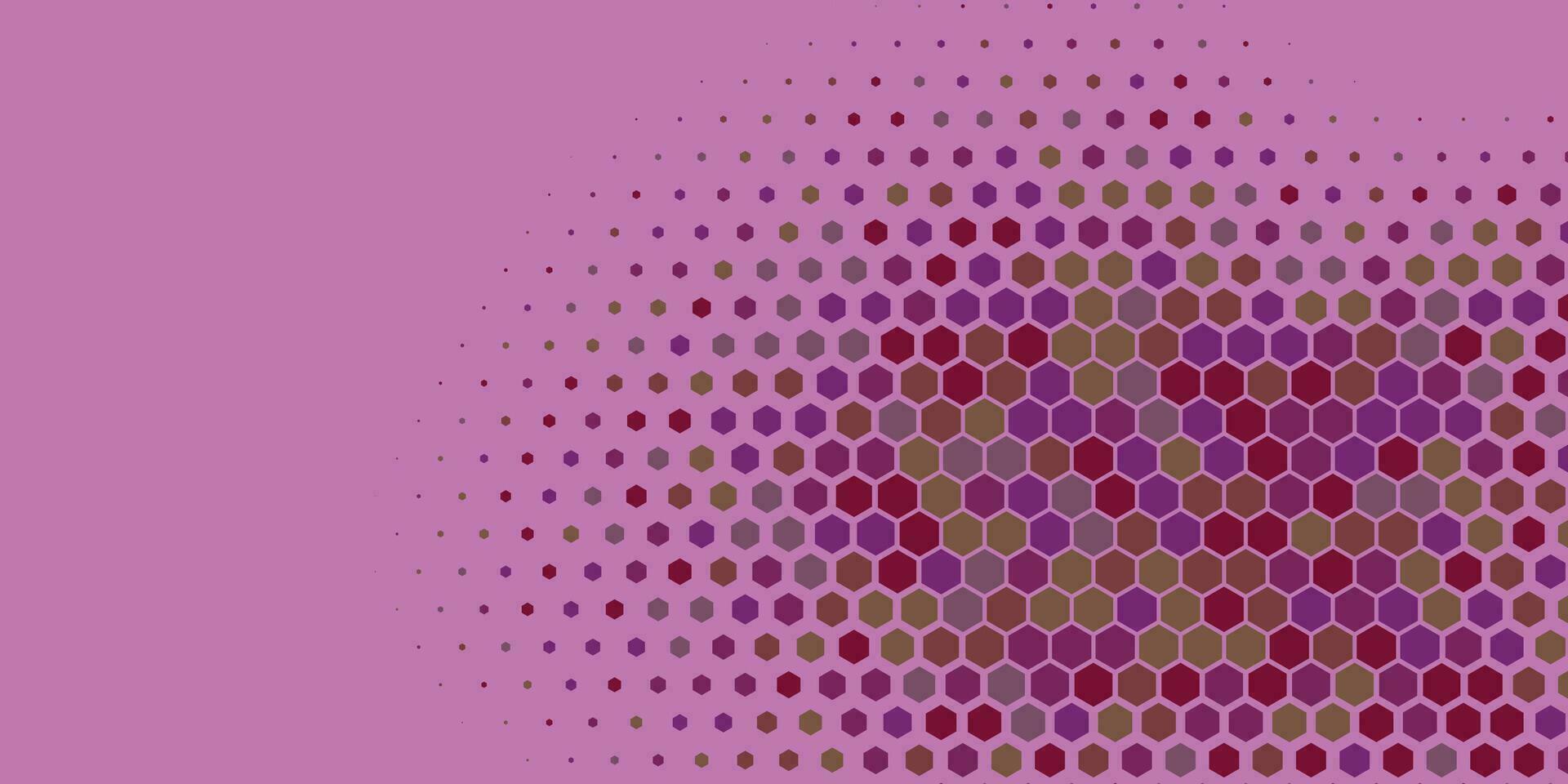 geométrico abstrato hexágono dois cor fundo vetor