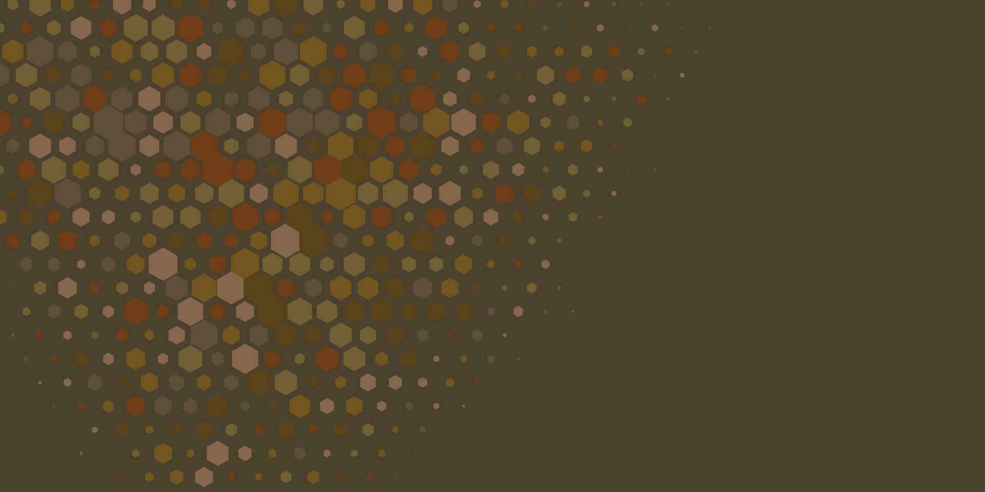 geométrico multi Tamanho hexágono com multi cor fundo vetor