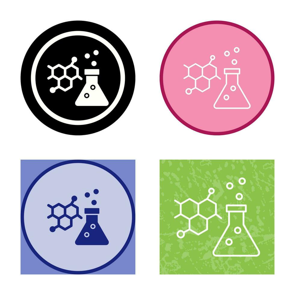 ícone de vetor de química