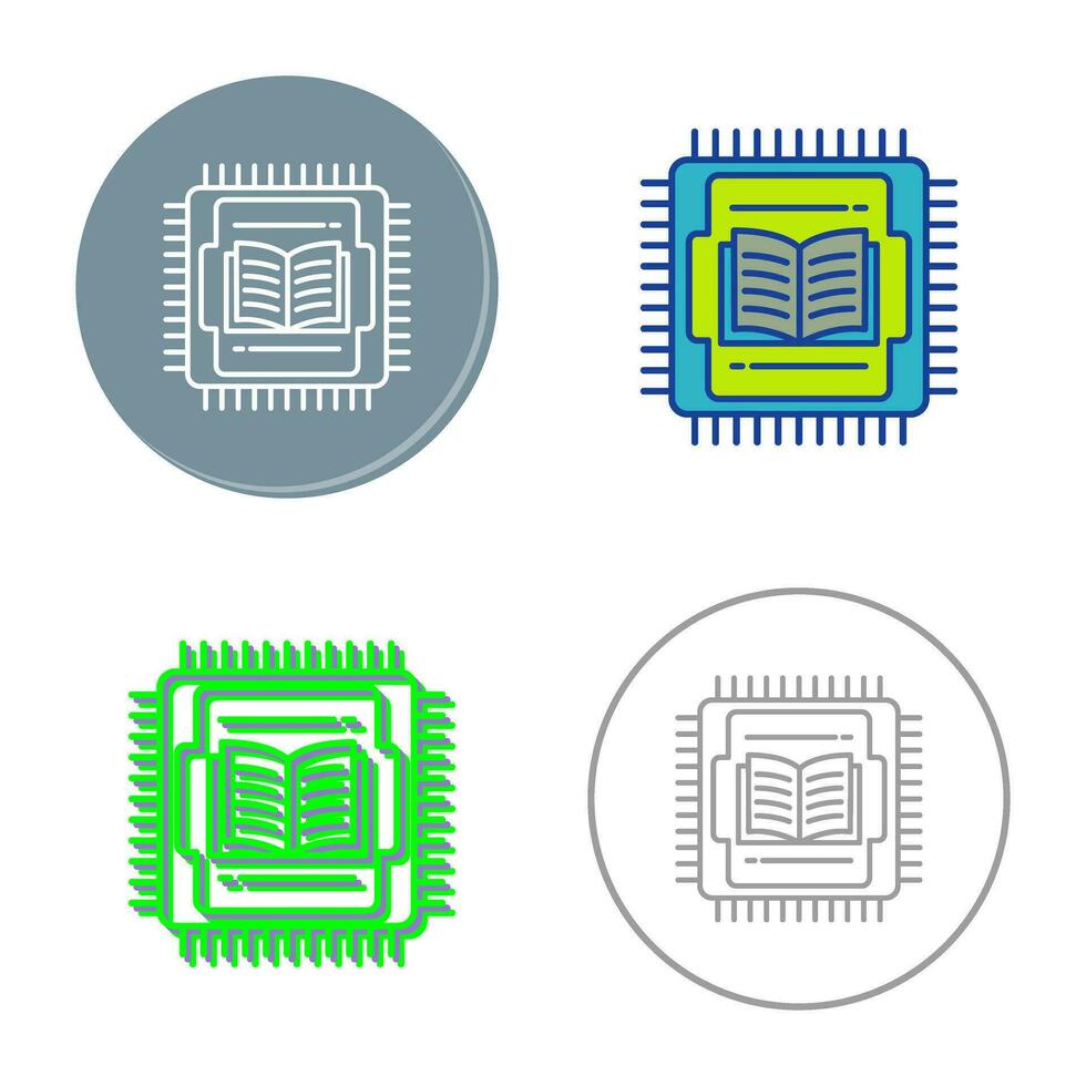 ícone de vetor de CPU