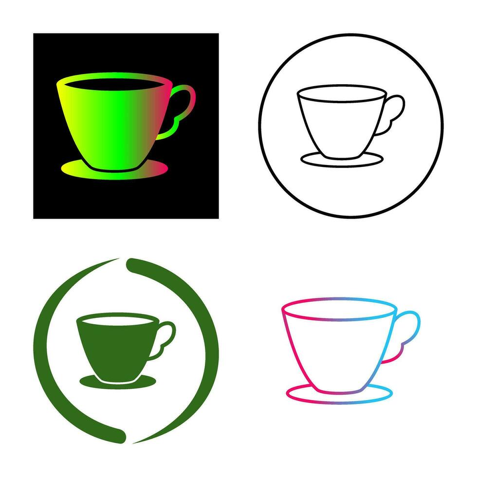 ícone de vetor de xícara de chá