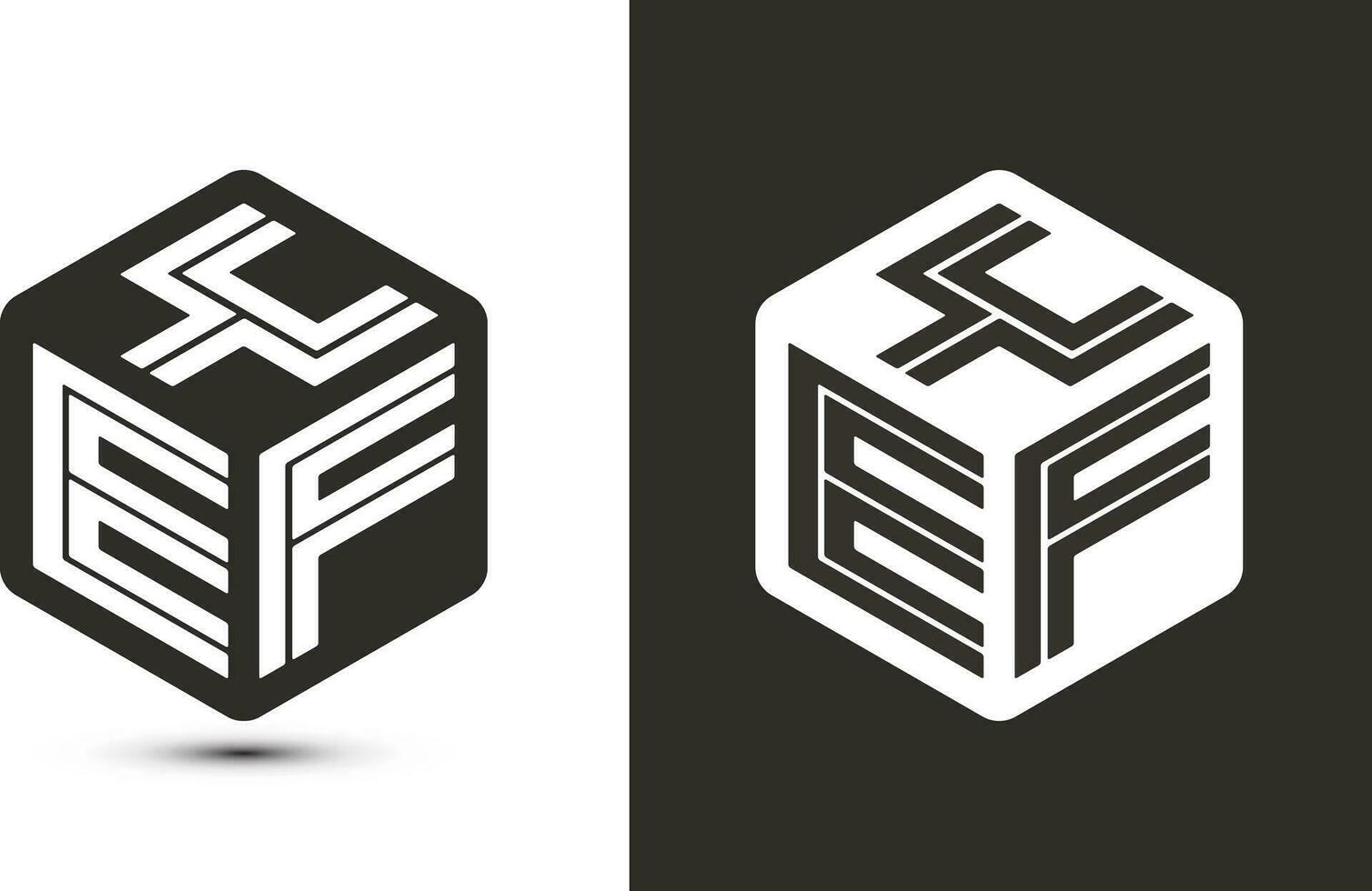 sim carta logotipo Projeto com ilustrador cubo logotipo, vetor logotipo moderno alfabeto Fonte sobreposição estilo.